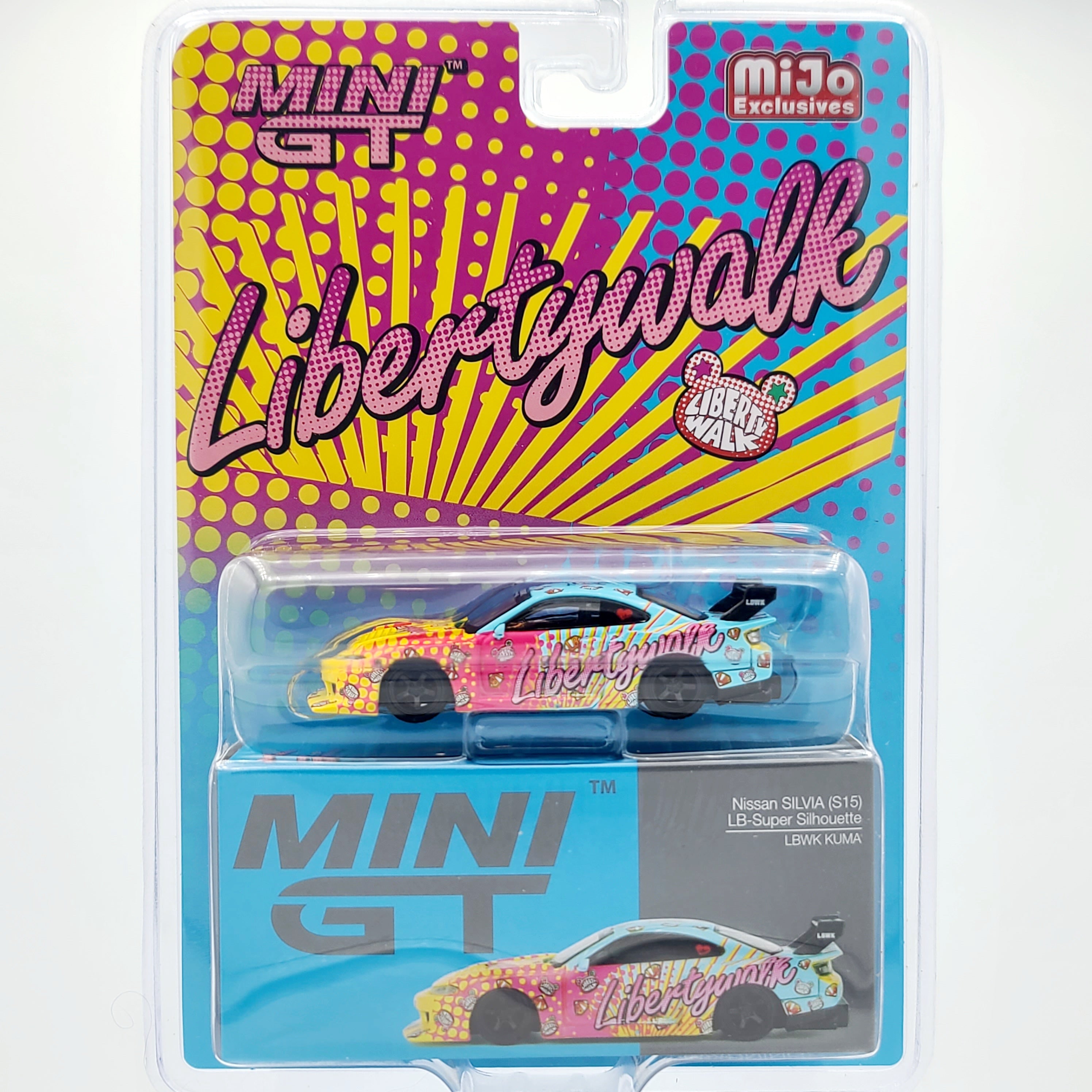 Mini GT Nissan Silvia S15 LB-Super Silhouette LBWK KUMA - 1:64 scale (2024 MIJO Exclusives - Limited Edition)